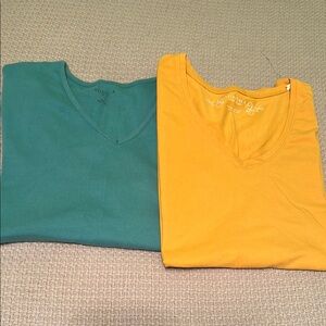 Sonoma Women's Short Sleeve Tees - Teal and Mustard